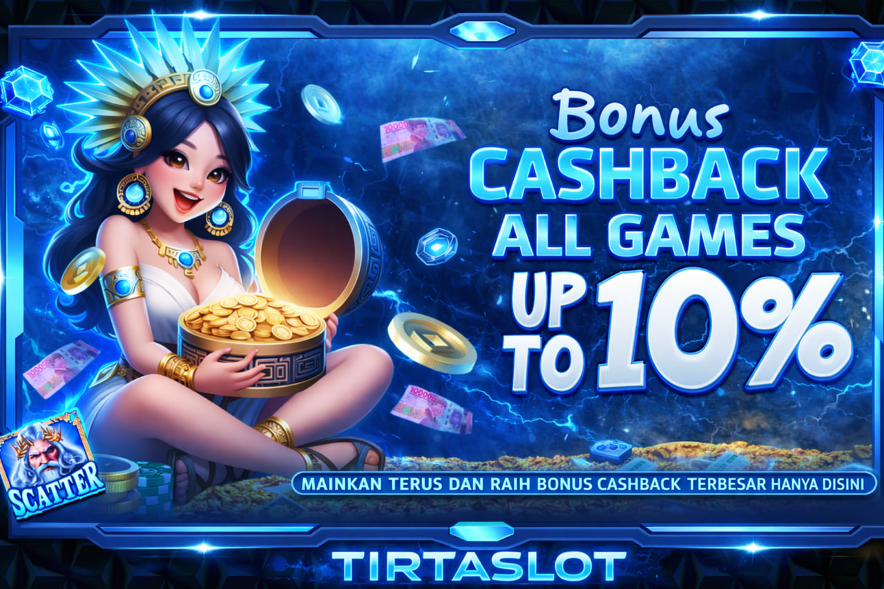 BONUS CASHBACK ALL GAMES 10%